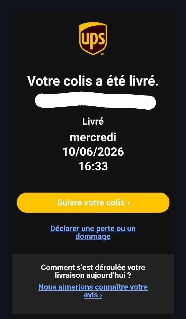 Suivi UPS envoi THCA en gros 2
